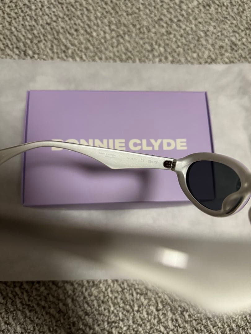 【美品】BONNIE CLYDE サングラス シルバー
