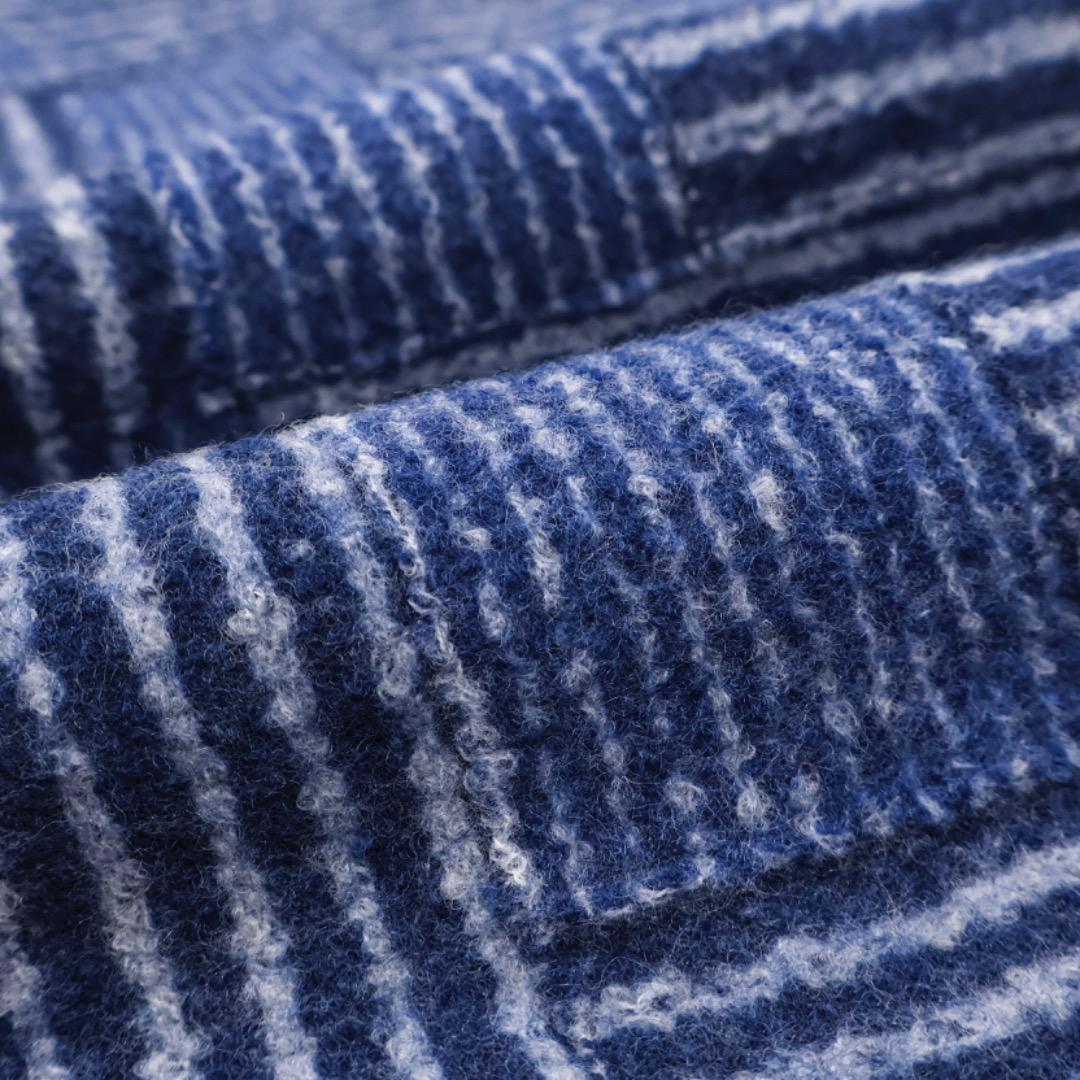 H4396-77◾️45R　ストライプ パッチワーク調マフラー　Y2K