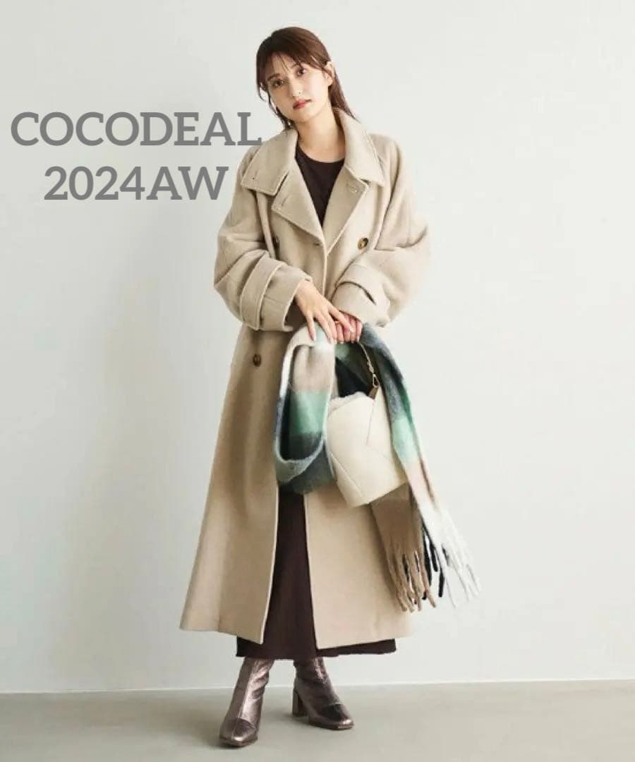 【COCODEAL】2024AW ココディール　ウールトレンチコート