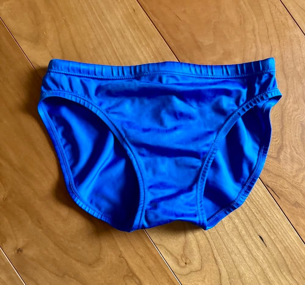 【美品】SPEEDO アクアブレードⅡ　ダイナカット　ブルー　ウロコ　競パン
