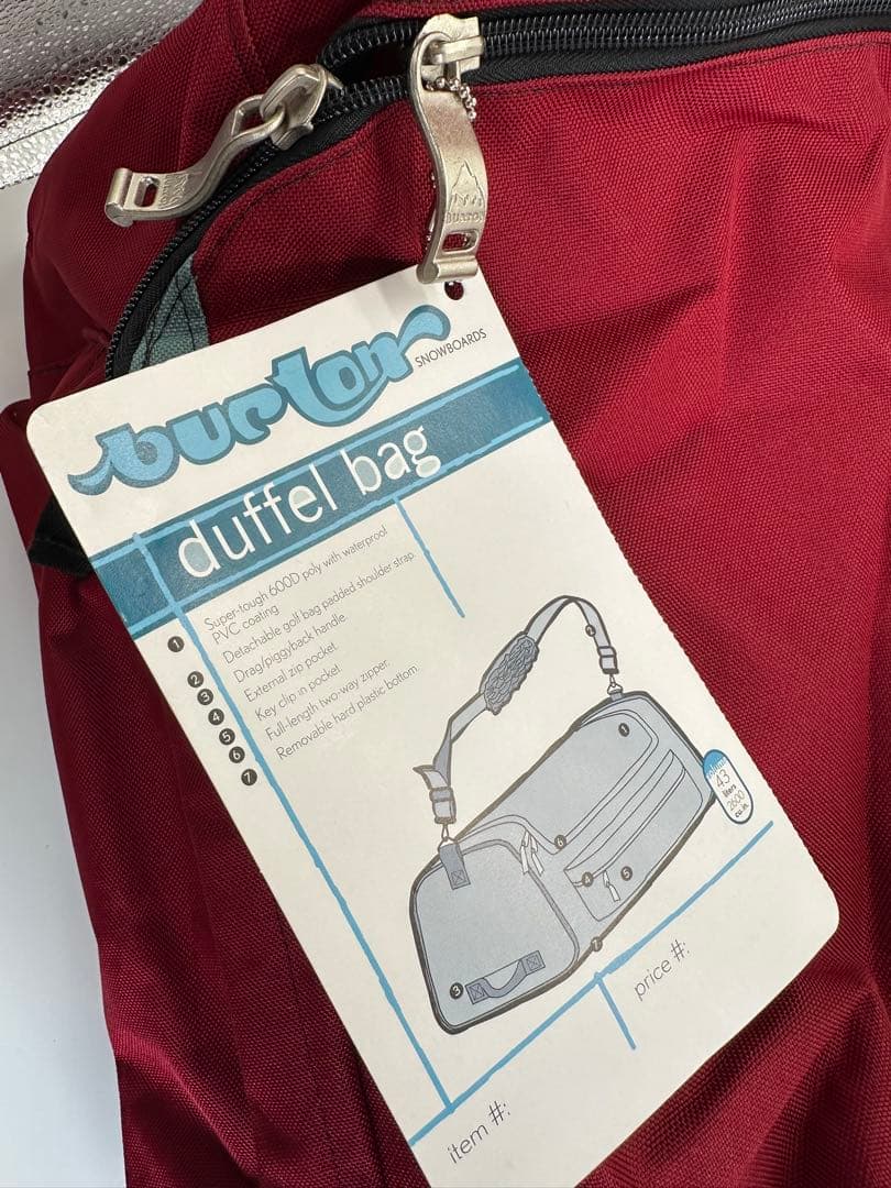 未使用品 BURTON バートン ボストンバッグ スポーツバッグ ※21-5