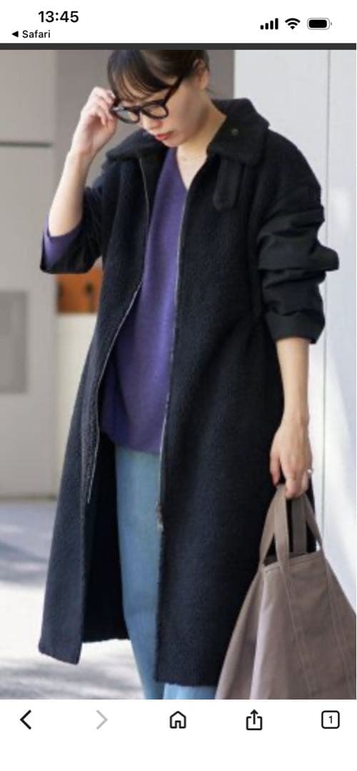 依頼者さま用イエナ　VACHEMENT REVERSIBLE ブラック　36