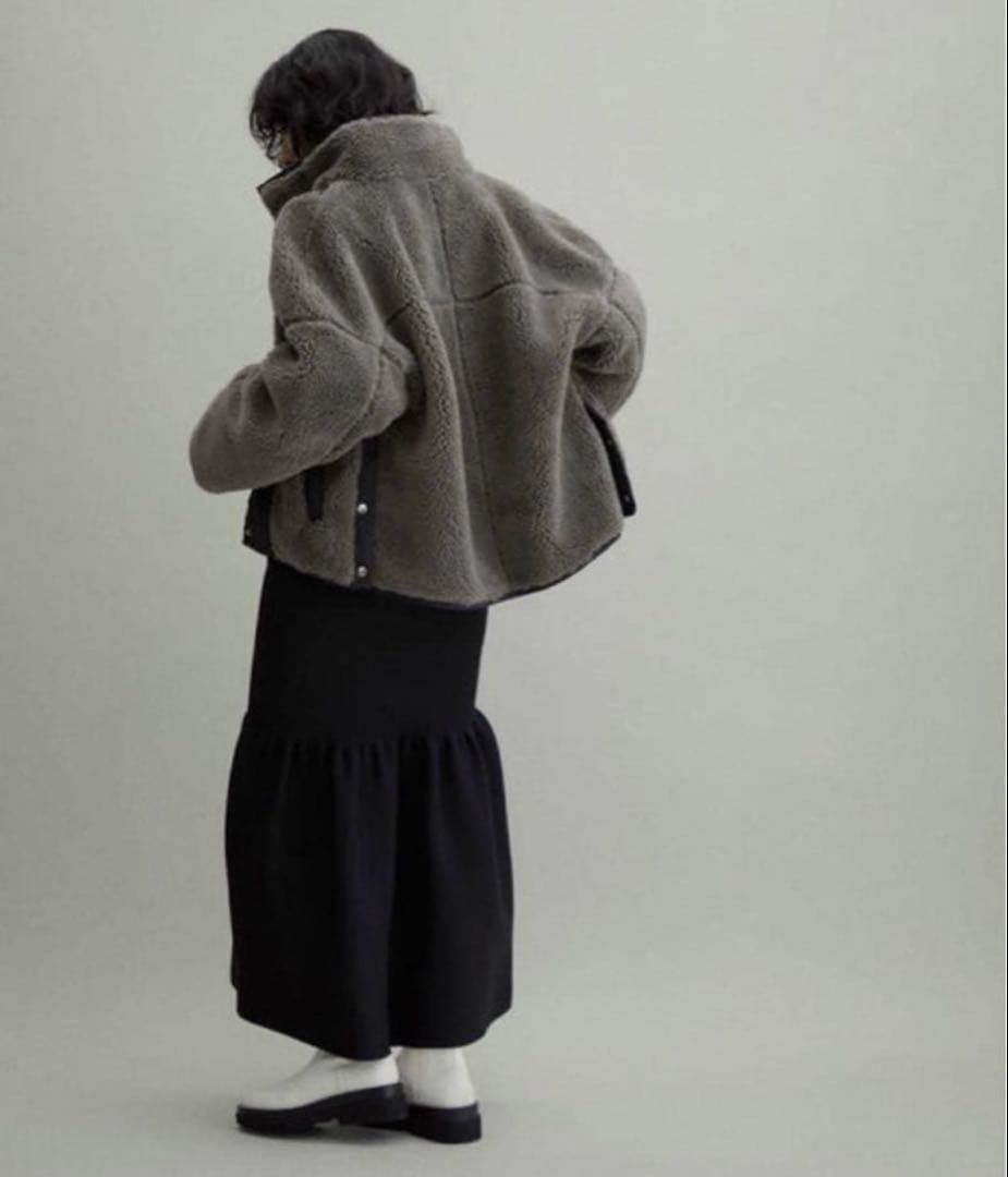 ADAM ET ROPÉ FEMME ★ キルトボアリバーシブルブルゾン