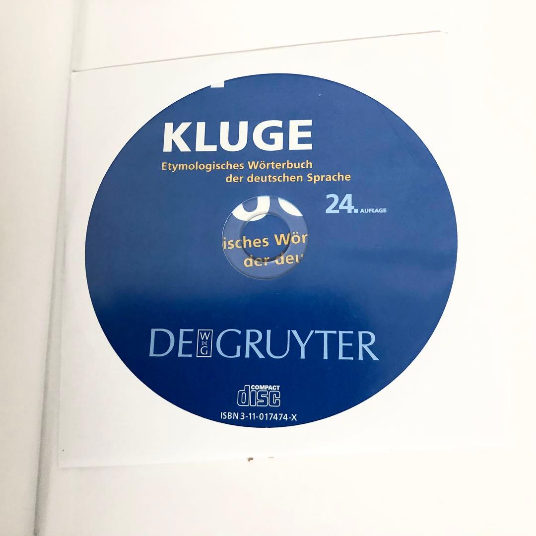 クルーゲ ドイツ語語源辞典（第24版)「KLUGE」CD-ROM付