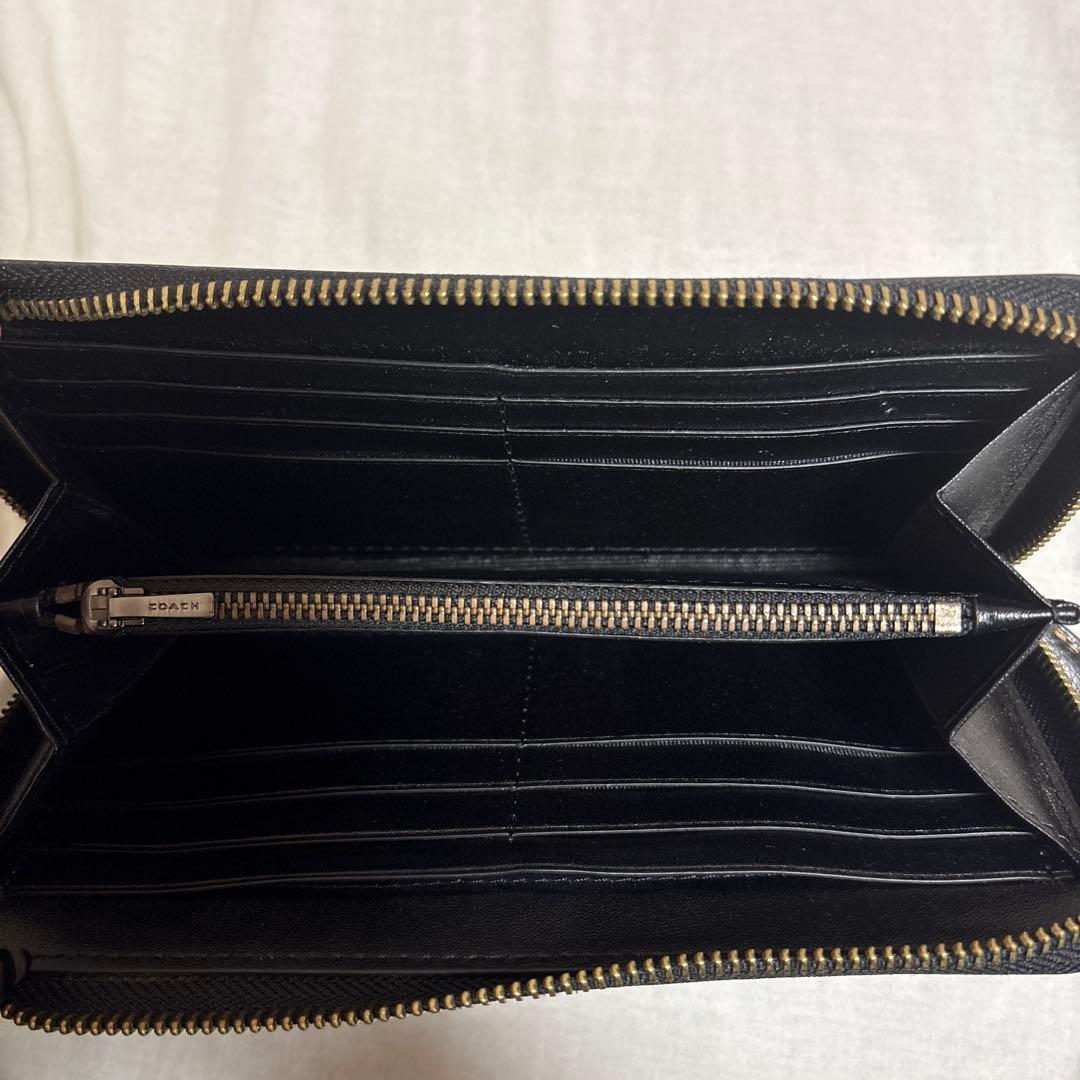 COACH スヌーピー 長財布 ブラック