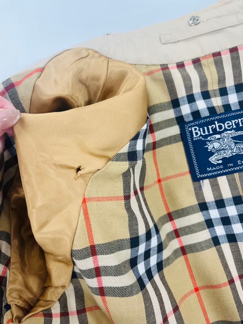 Burberry旧ロゴトレンチコート バーバリー ヴィンテージ