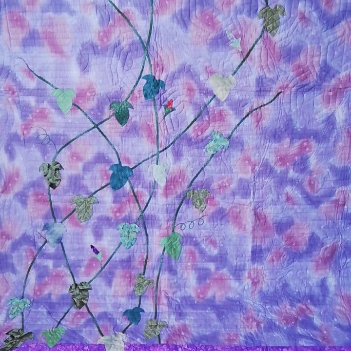 パッチワークタペストリー　大判　ハンドメイド