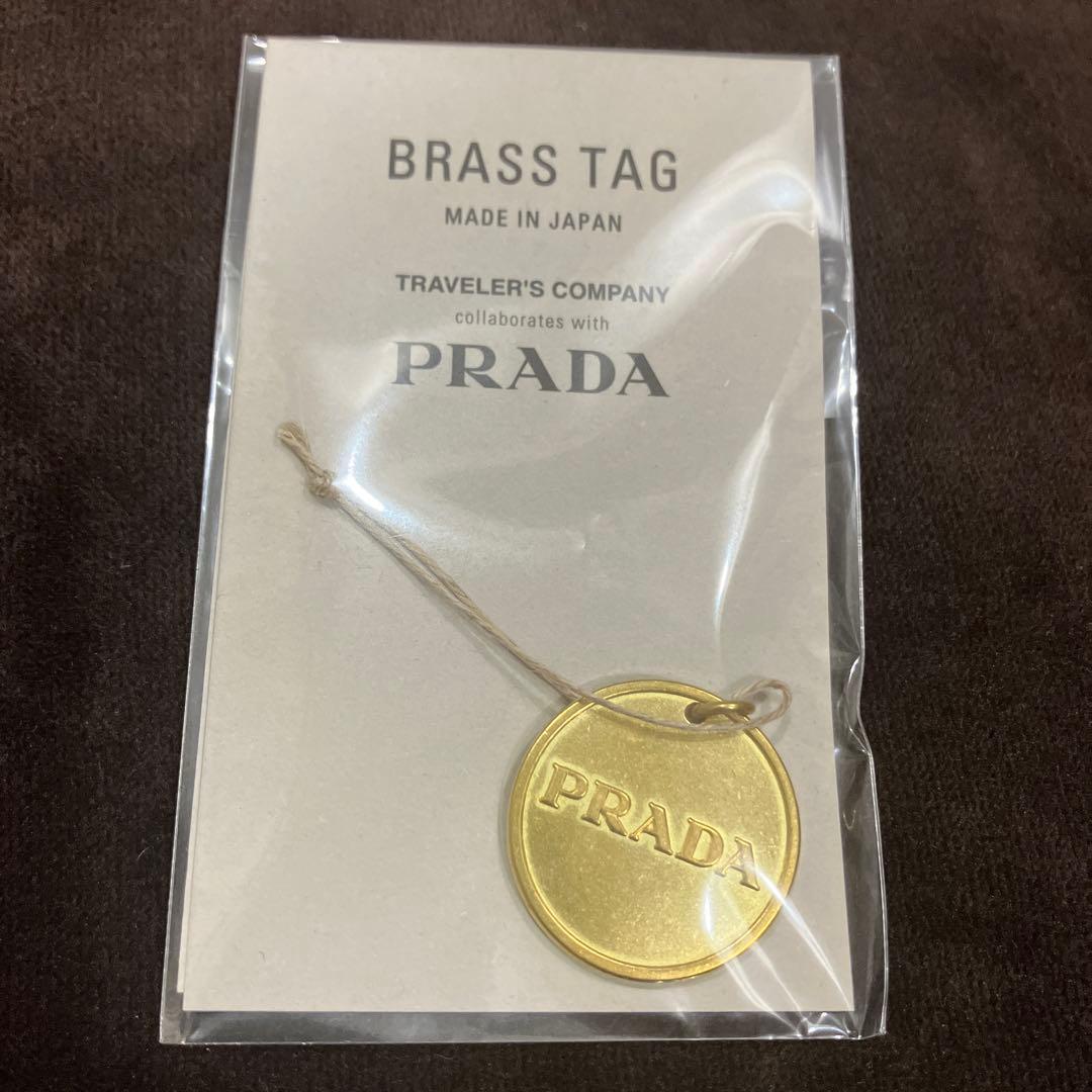 PRADA プラダ　トラベラーズノート　トラベラーズカンパニー　ブラスタグ