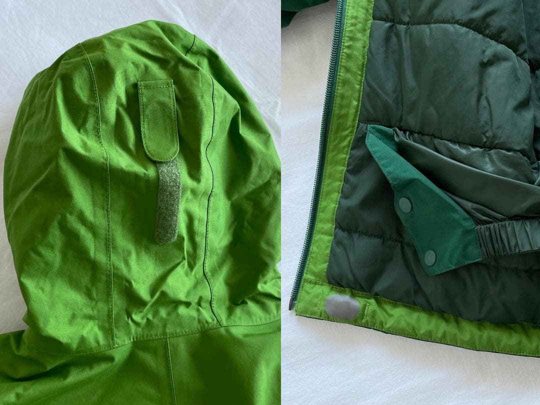 モンベル キッズ スノーウェア 上下セット パウダーステップ ジャケット 130