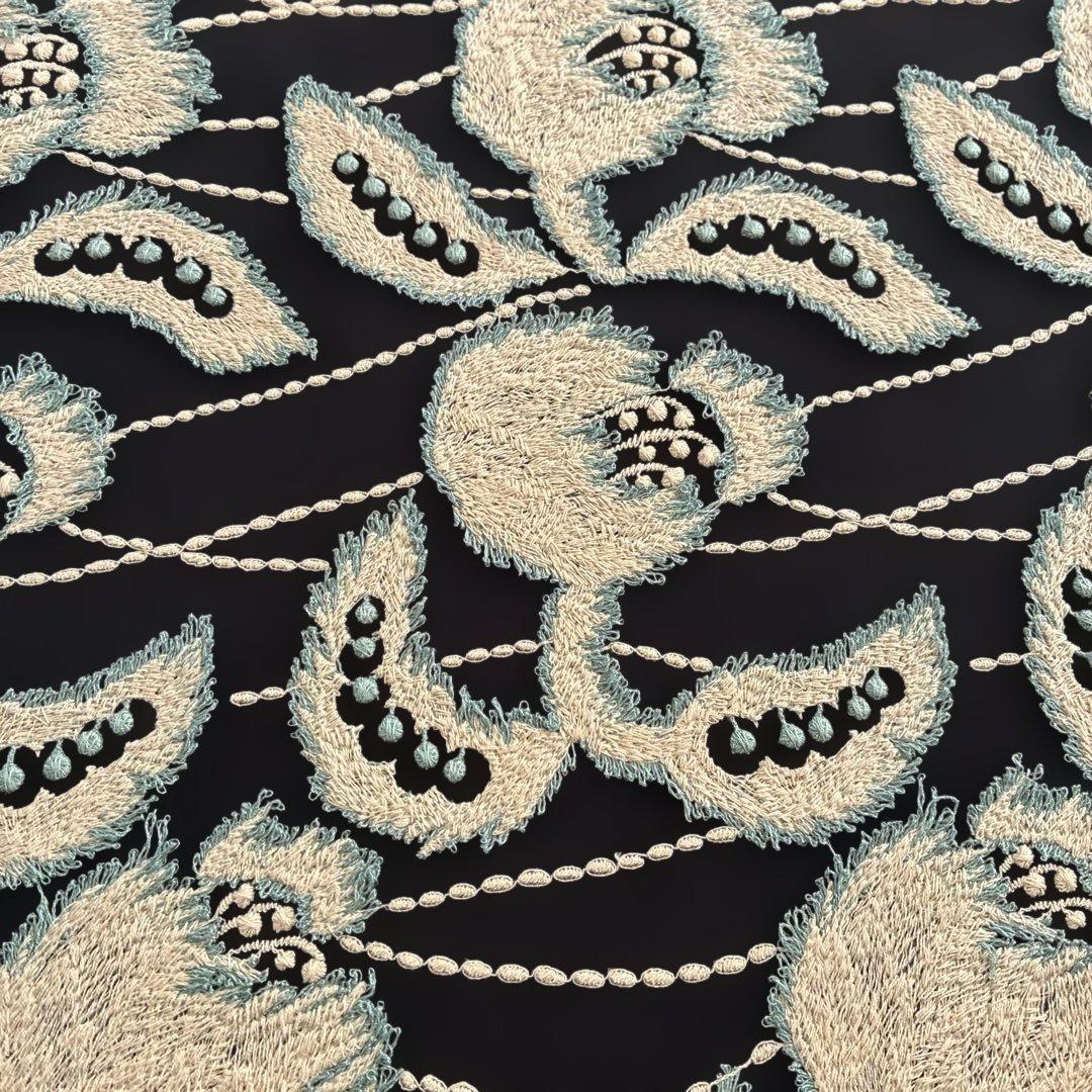 ミナペルホネン ファブリックボード　wind flower ブルー　新品