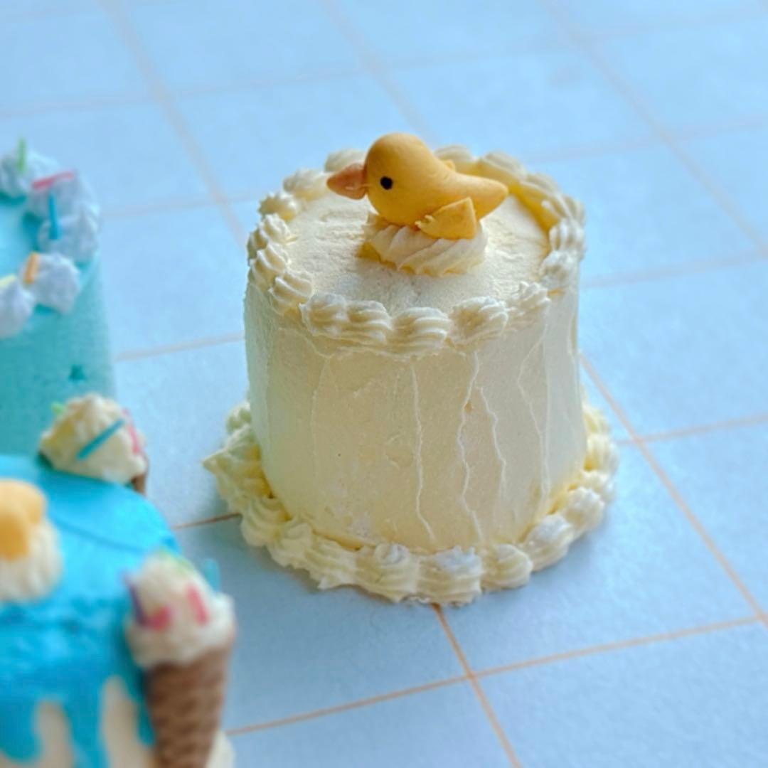 ミニチュアスイーツ　アヒルのケーキショップ　ミニチュアフード　ハンドメイド