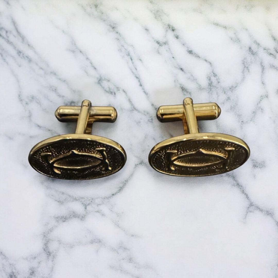 美品　オールド　Cartier カルティエ　カフスタイタックセット　ゴールド