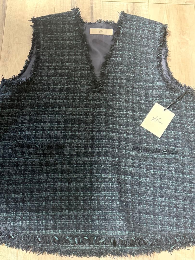 HEVE tweed gilet【東京限定ジレ】