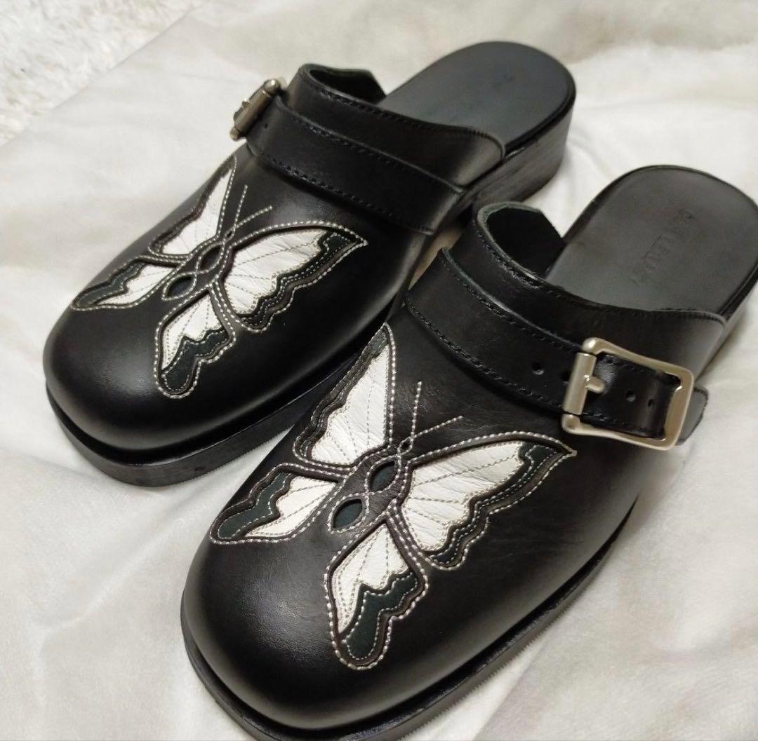 our legacy camion mule butterfly ミュール