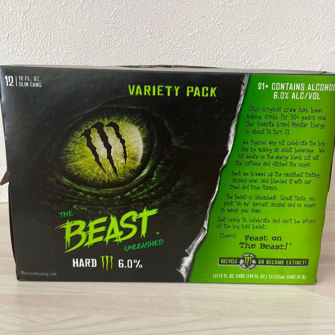 Monster Energy The BEAST アルコール6% 4種類12本