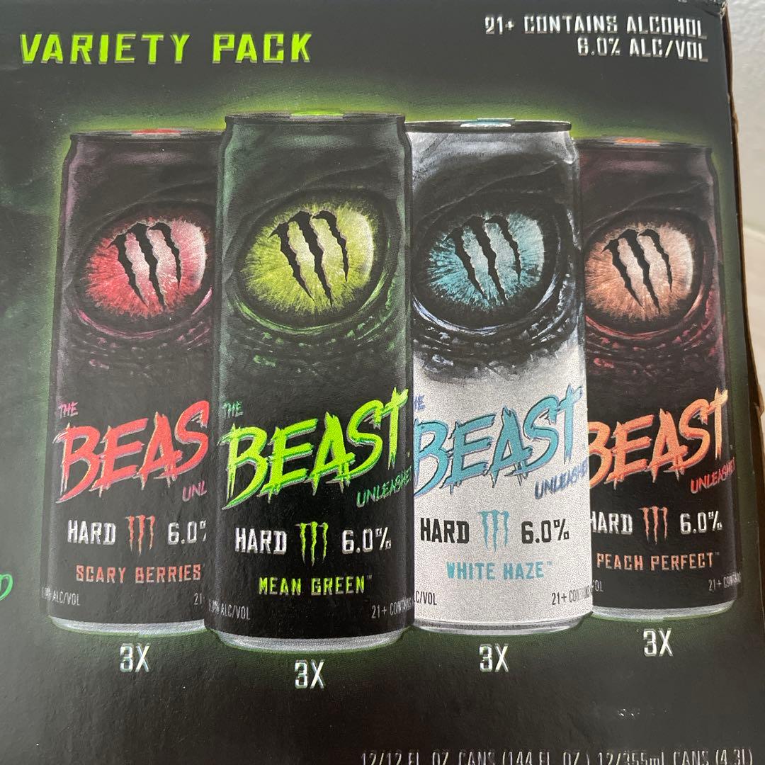 Monster Energy The BEAST アルコール6% 4種類12本