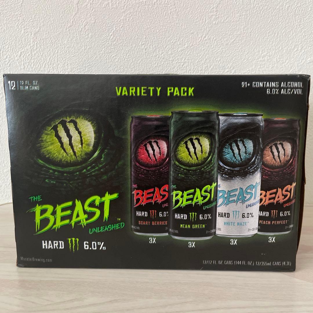 Monster Energy The BEAST アルコール6% 4種類12本