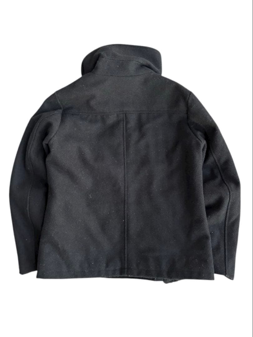 ジャケット・アウター high neck diagonal zip wool jacket