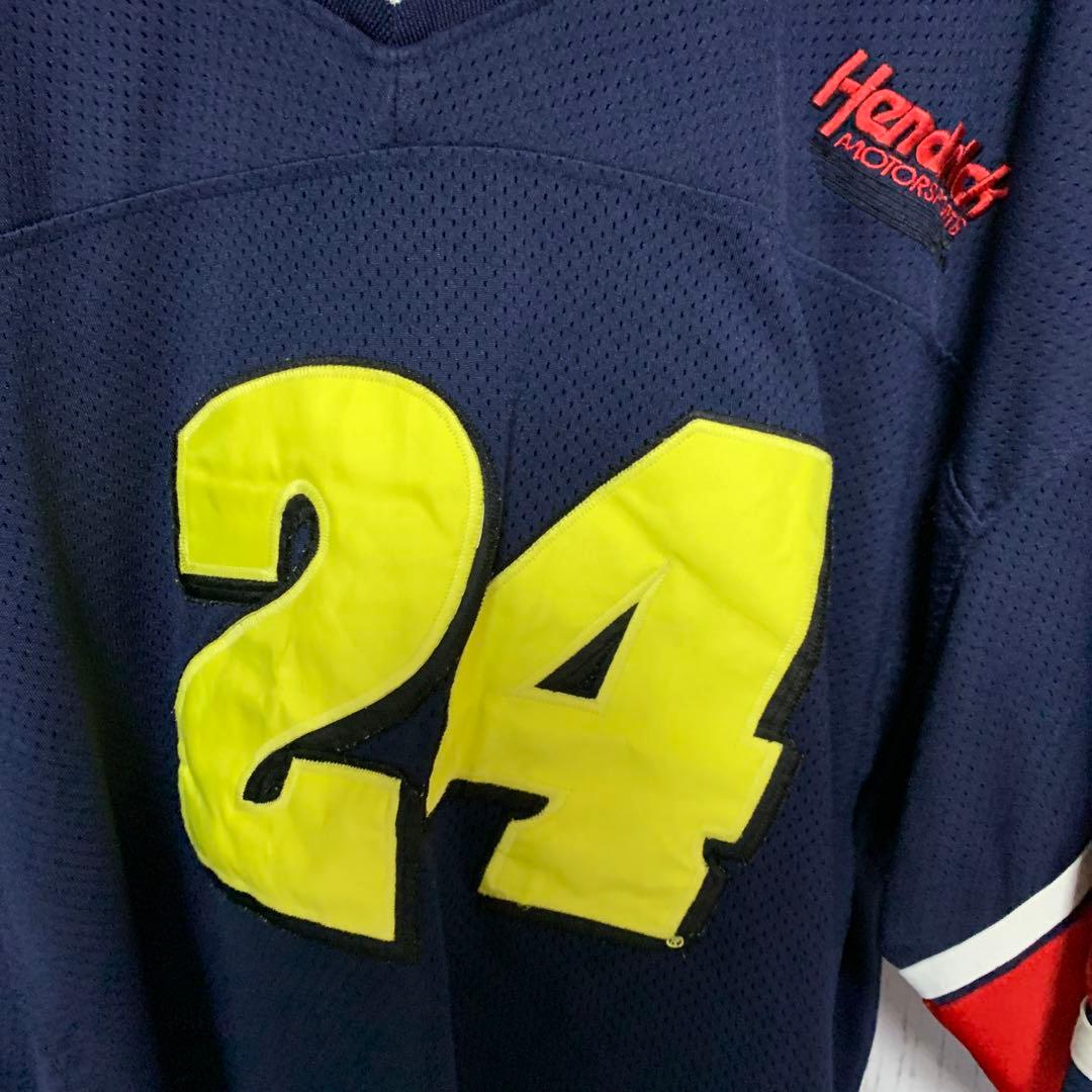 CHASE ゲームシャツ　DUPON 企業ロゴ刺繍　レーシング　ストリート　古着