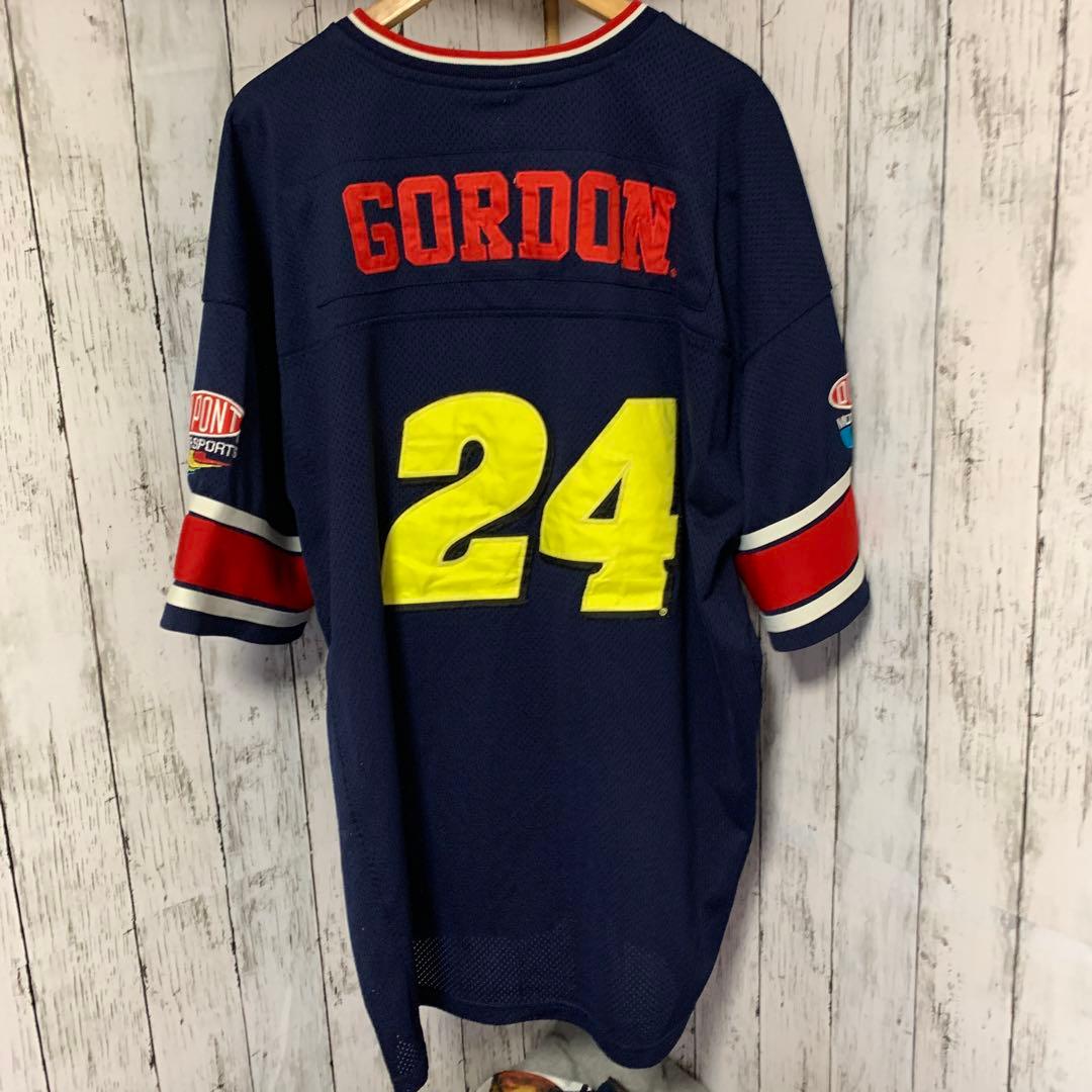 CHASE ゲームシャツ　DUPON 企業ロゴ刺繍　レーシング　ストリート　古着