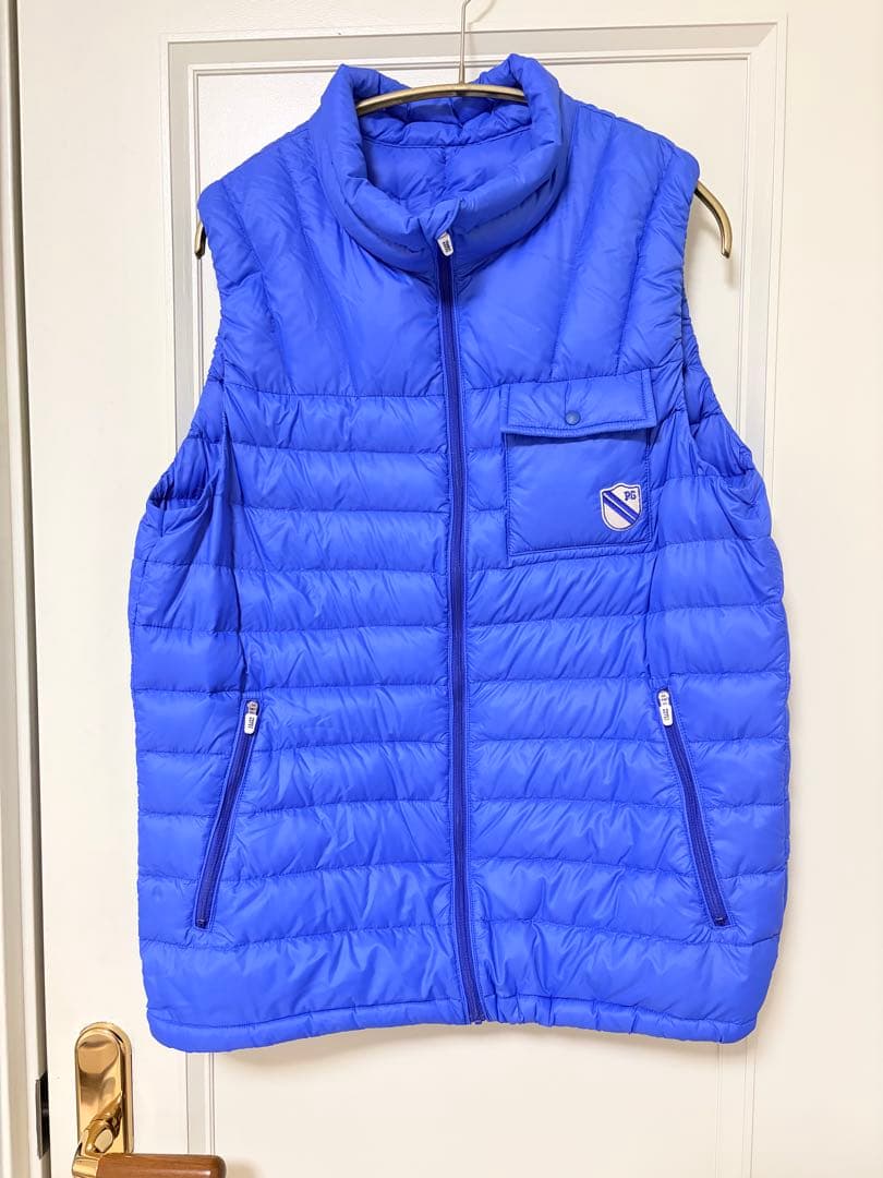 【PEARLY GATES】　収納できるフランスダウン　ベスト