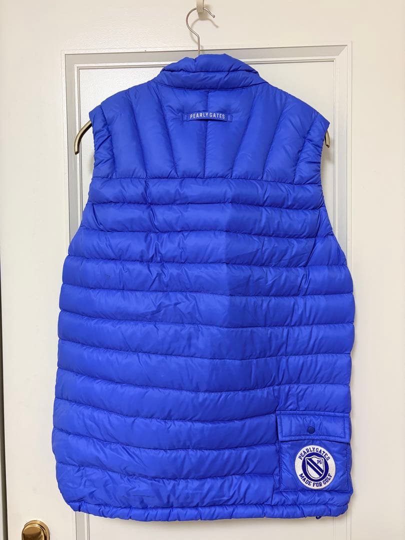 【PEARLY GATES】　収納できるフランスダウン　ベスト