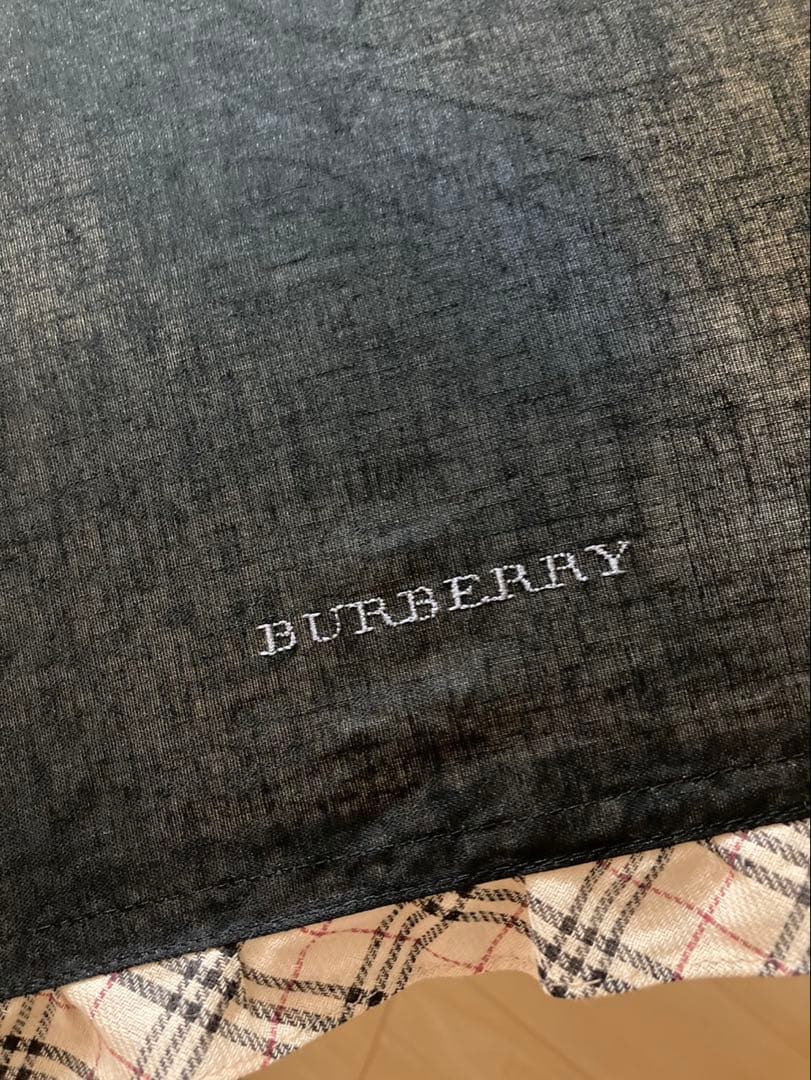 BURBERRY 折りたたみ日傘 ダークグレー AURORA 日傘