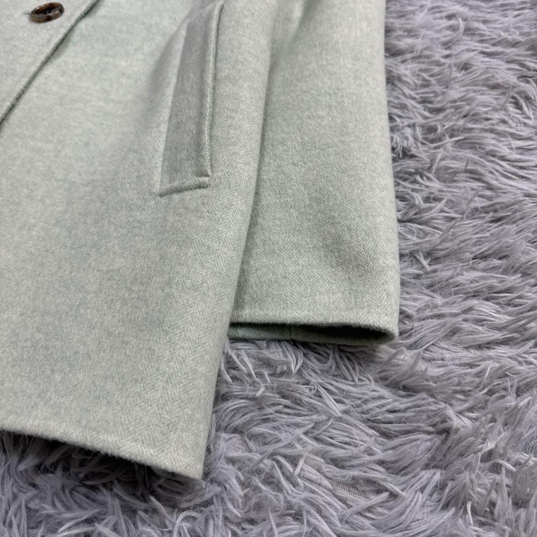 極美品✨23AW セオリー 12万 カシミヤダブルフェイスコート ヘリンボーン