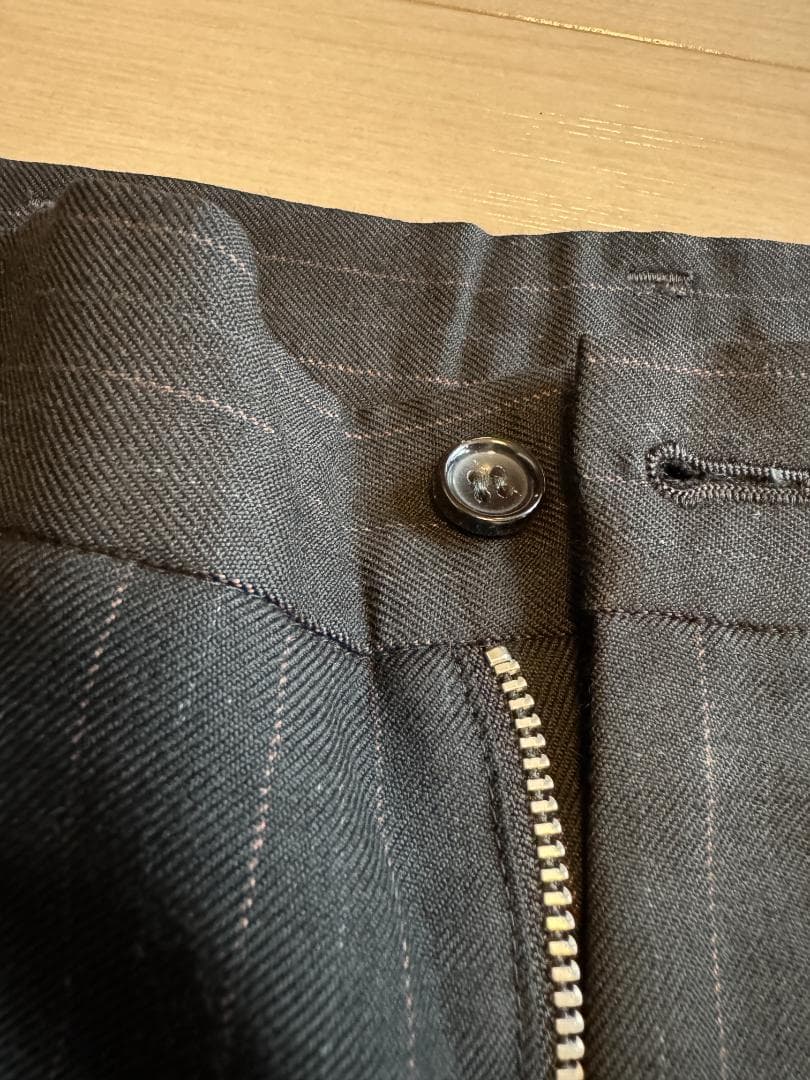 Sサイズ コムデギャルソン オム ウール スーツ セットアップ ストライプ