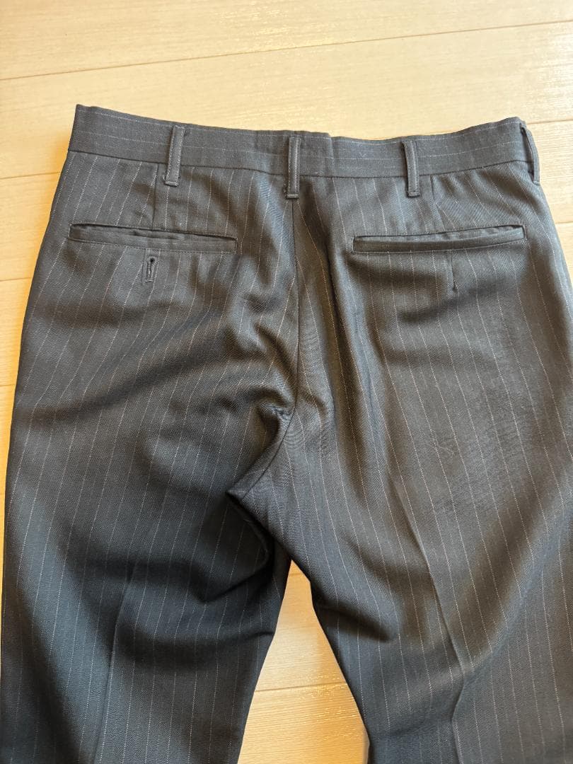 Sサイズ コムデギャルソン オム ウール スーツ セットアップ ストライプ