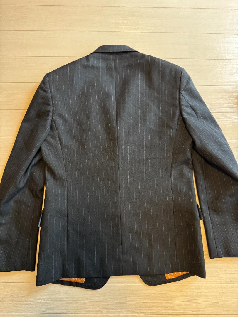 Sサイズ コムデギャルソン オム ウール スーツ セットアップ ストライプ