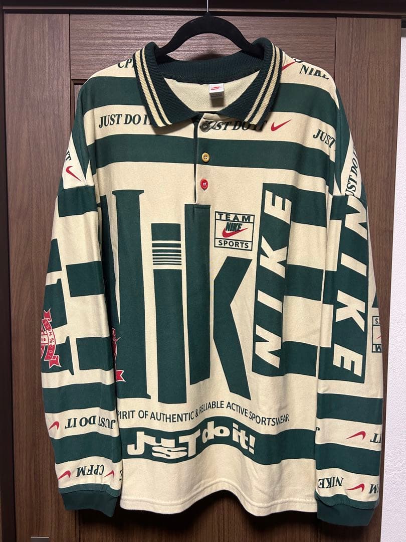 Nike×Cactus Plant Flea Market 長袖ポロ L