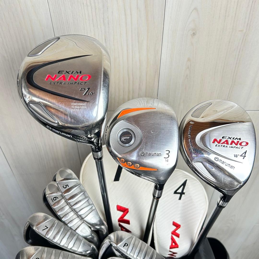 【メンズ右】マルマン TSURUYA メンズゴルフセット　初心者