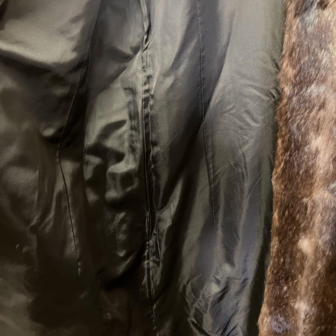 再値下げ　毛皮コート　ロングコート　ファーコート　上着　ヴィンテージ