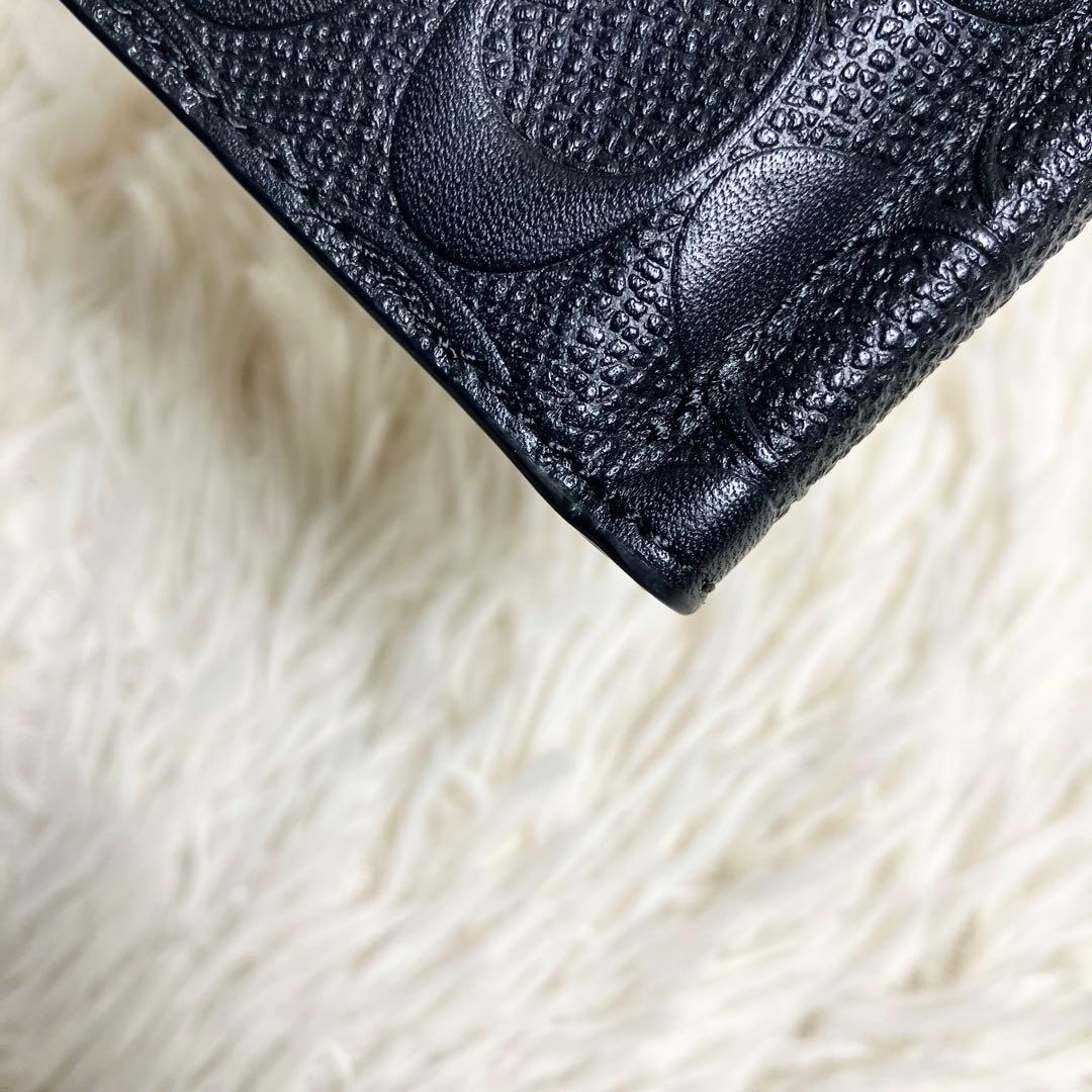 【極美品】 COACH マネークリップ シグネチャー エンボス