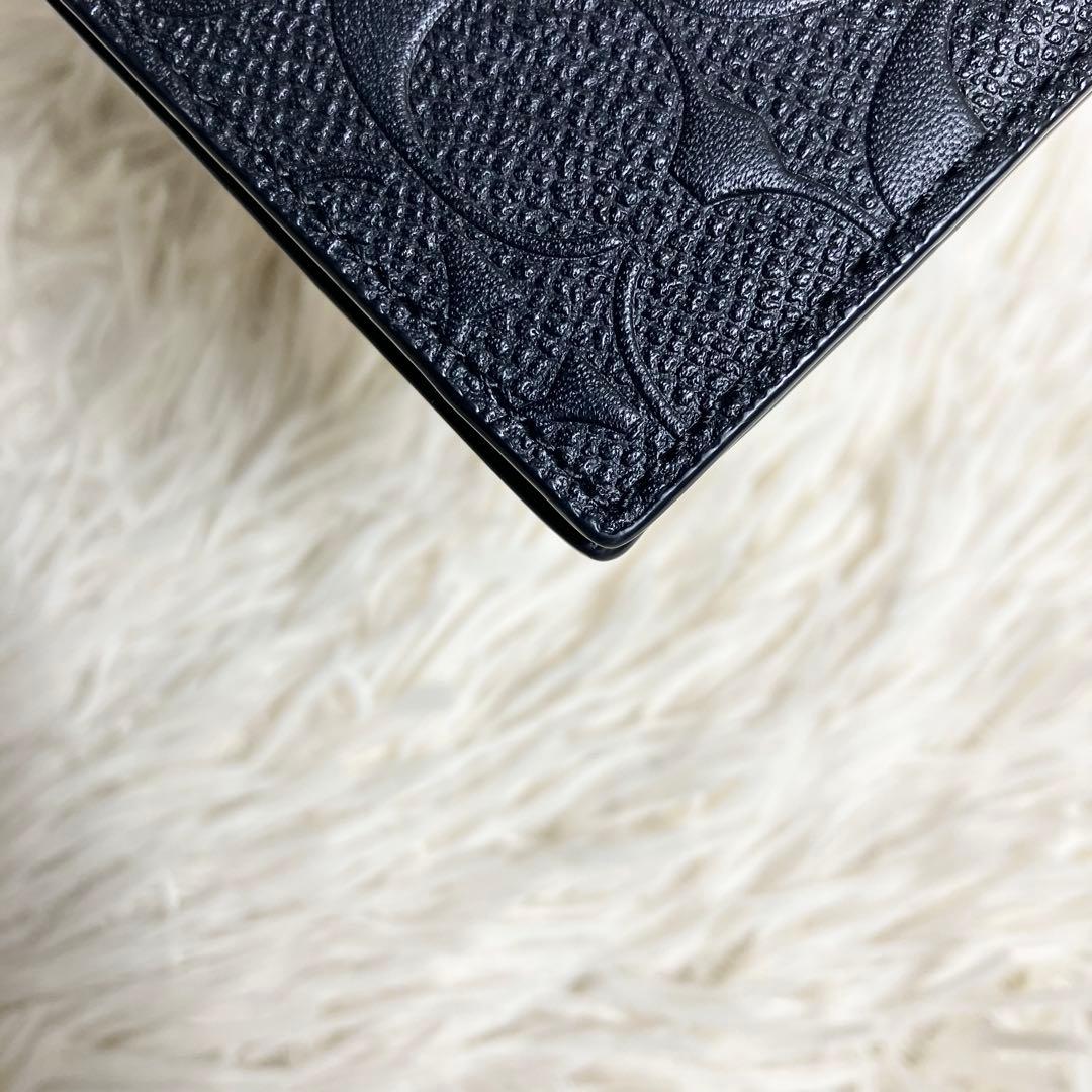【極美品】 COACH マネークリップ シグネチャー エンボス