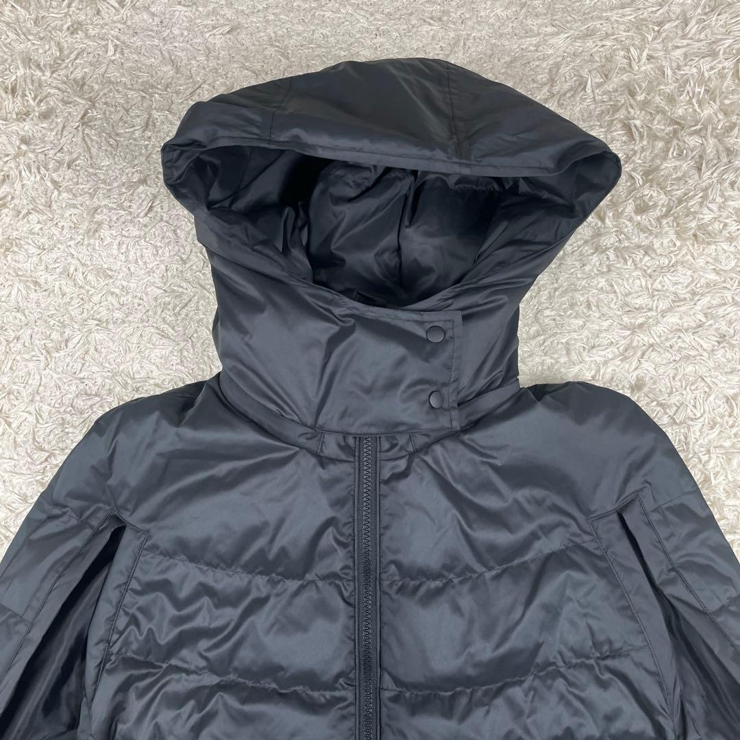 theory luxe 2way ケープ型 ダウンコート ポンチョ 38 M