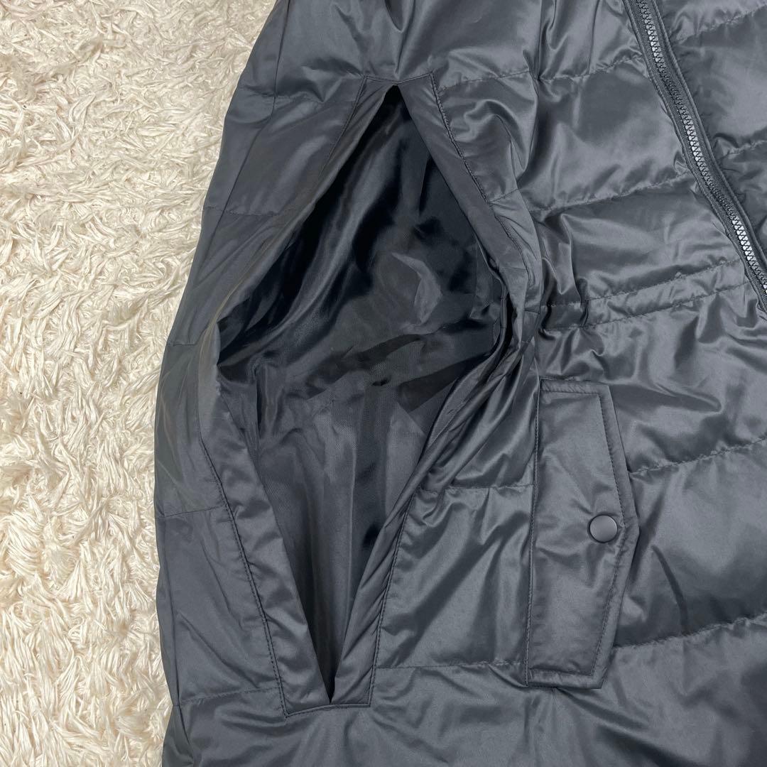 theory luxe 2way ケープ型 ダウンコート ポンチョ 38 M