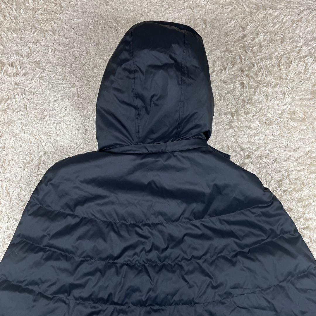 theory luxe 2way ケープ型 ダウンコート ポンチョ 38 M
