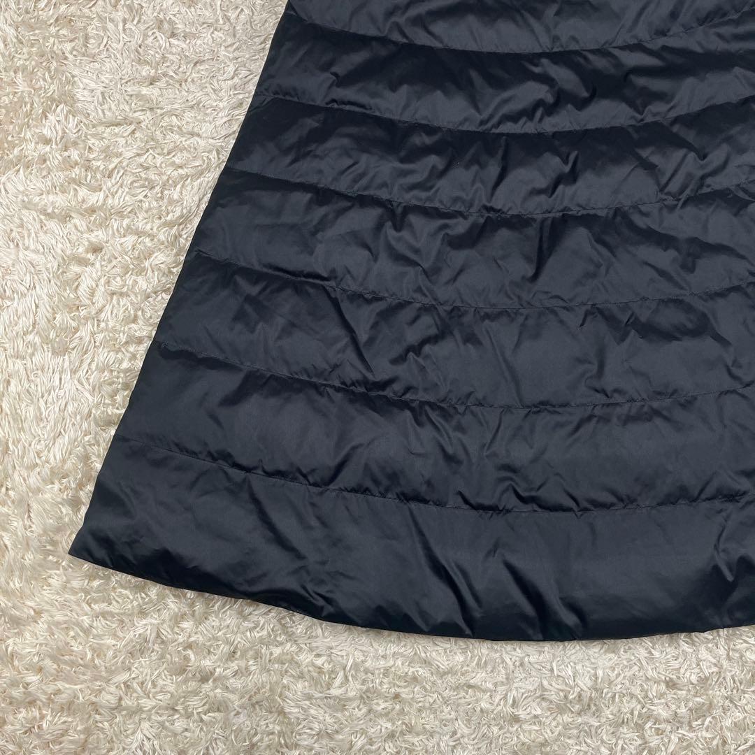 theory luxe 2way ケープ型 ダウンコート ポンチョ 38 M