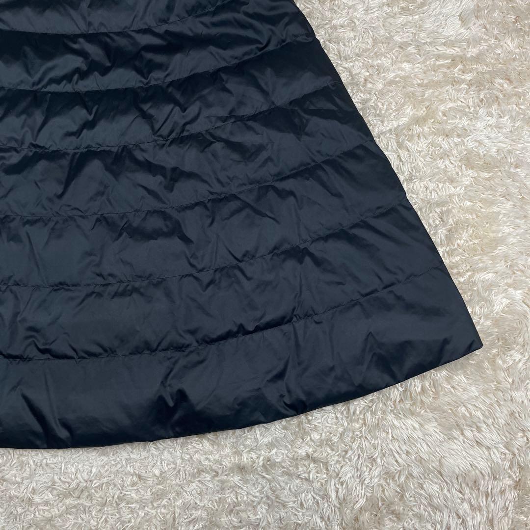 theory luxe 2way ケープ型 ダウンコート ポンチョ 38 M