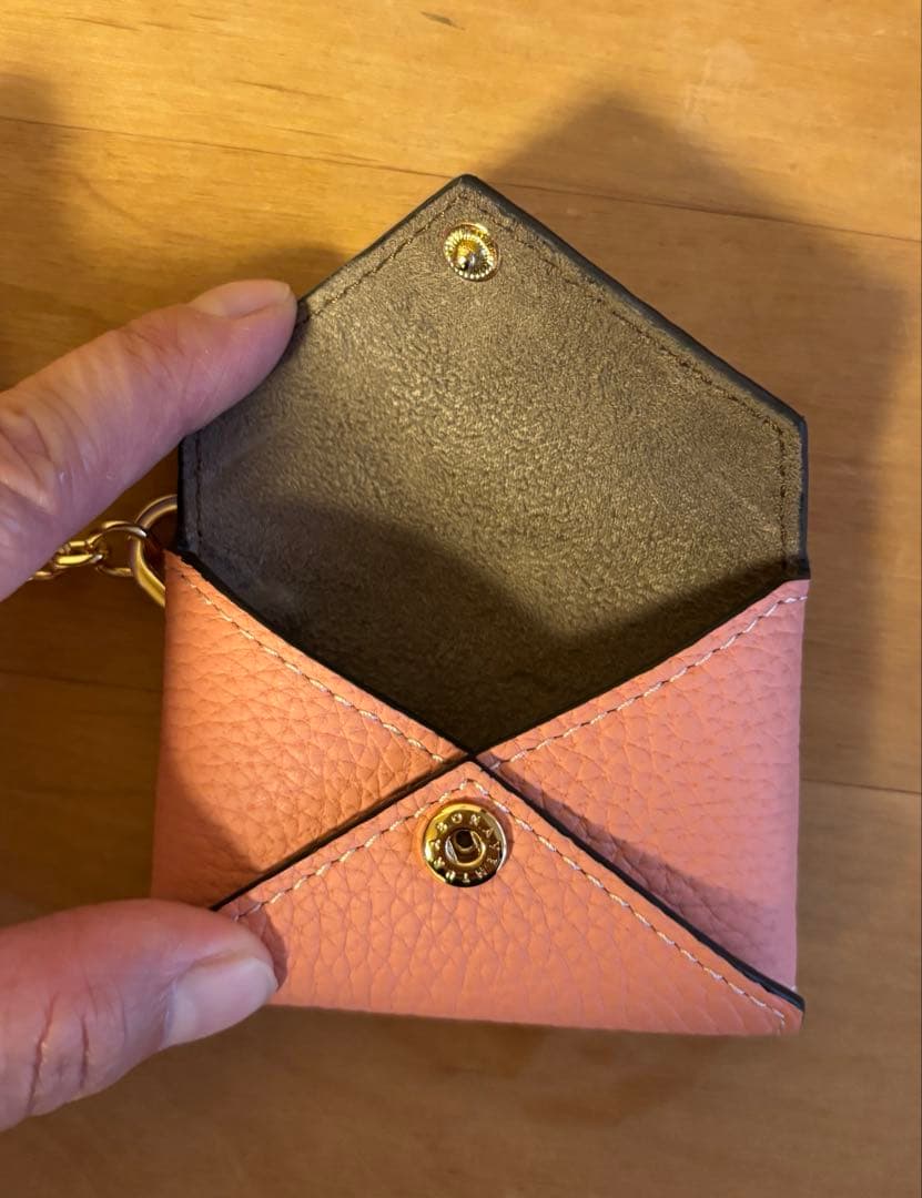 BONAVENTURA ピンク レザー キーケース