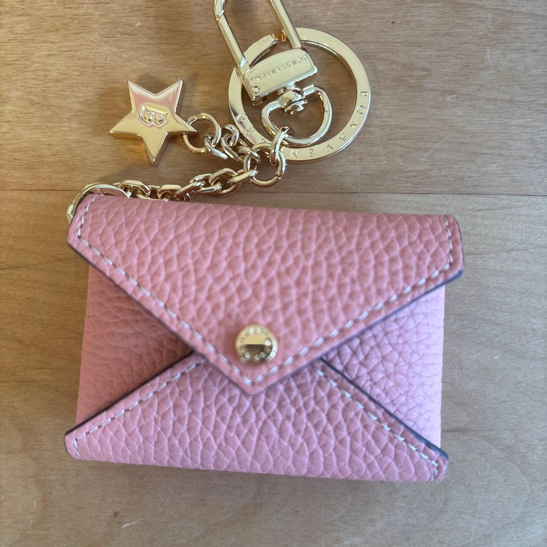 BONAVENTURA ピンク レザー キーケース