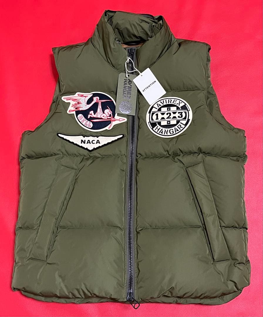 新品未使用 AVIREX　ストーム フーディ ベスト Mサイズ