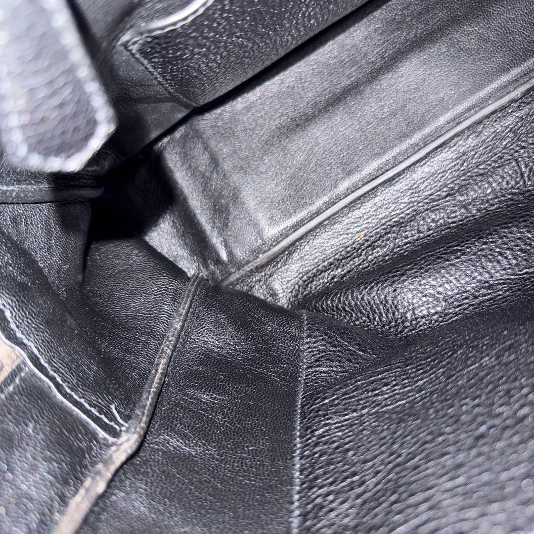 ハンドバッグ　PRADA レザーバッグ　グレー