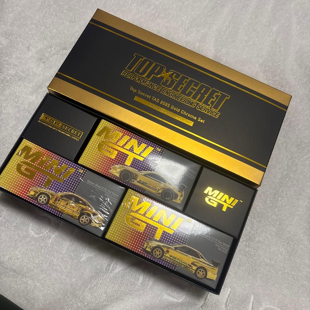 MINIGT TOPSECRET Gold Chrome Set☆TAS2025