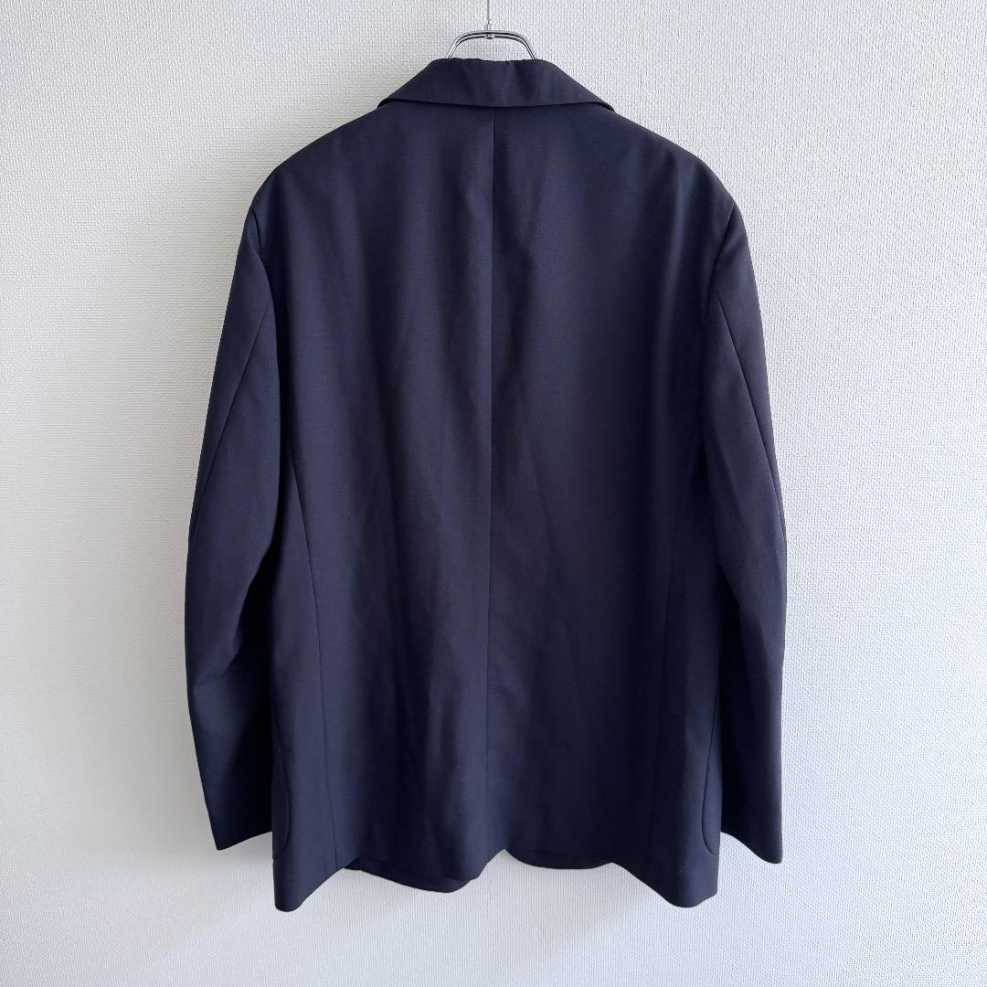 新品 caruso ZERO テーラードジャケット 紺ブレ 金ボタン 52