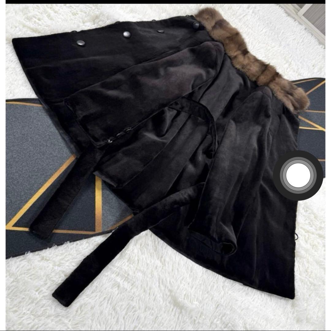 ミラショーン　ロシアンセーブルミンクコート 38サイズ