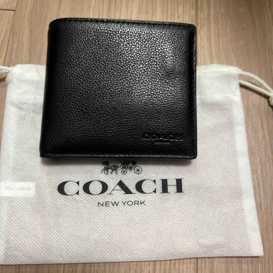 coach 財布 メンズ　二つ折り