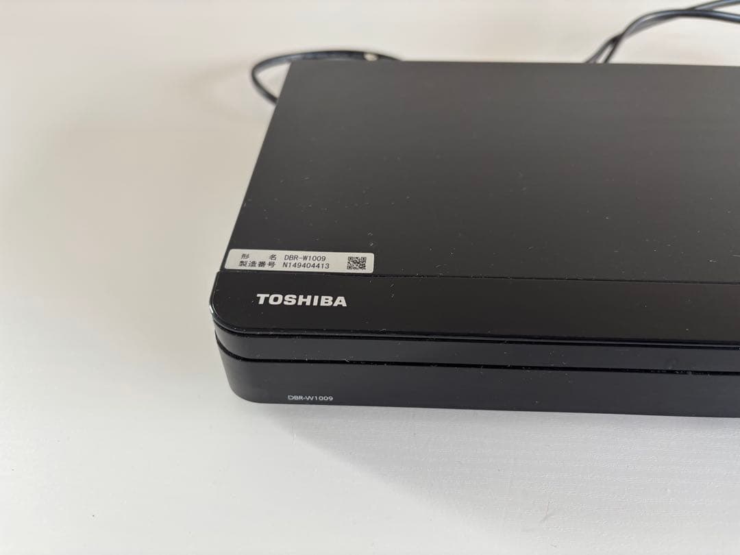 【美品】TOSHIBA REGZA ブルーレイレコーダーDBR-W1009
